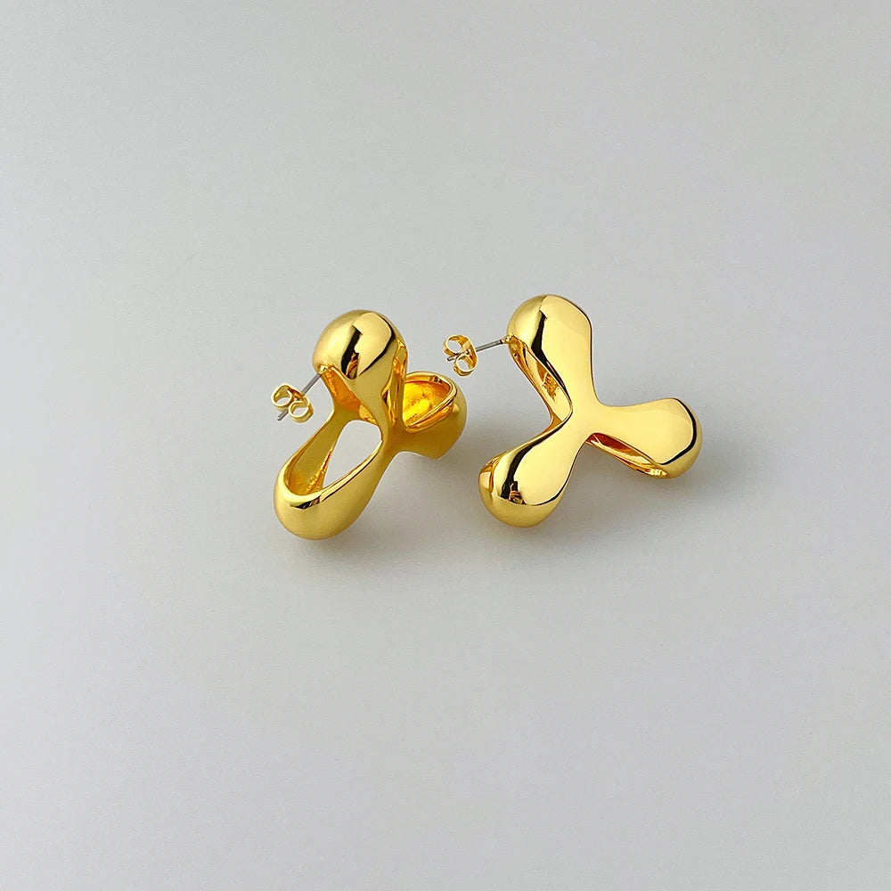 Space Tri-Wind Earrings