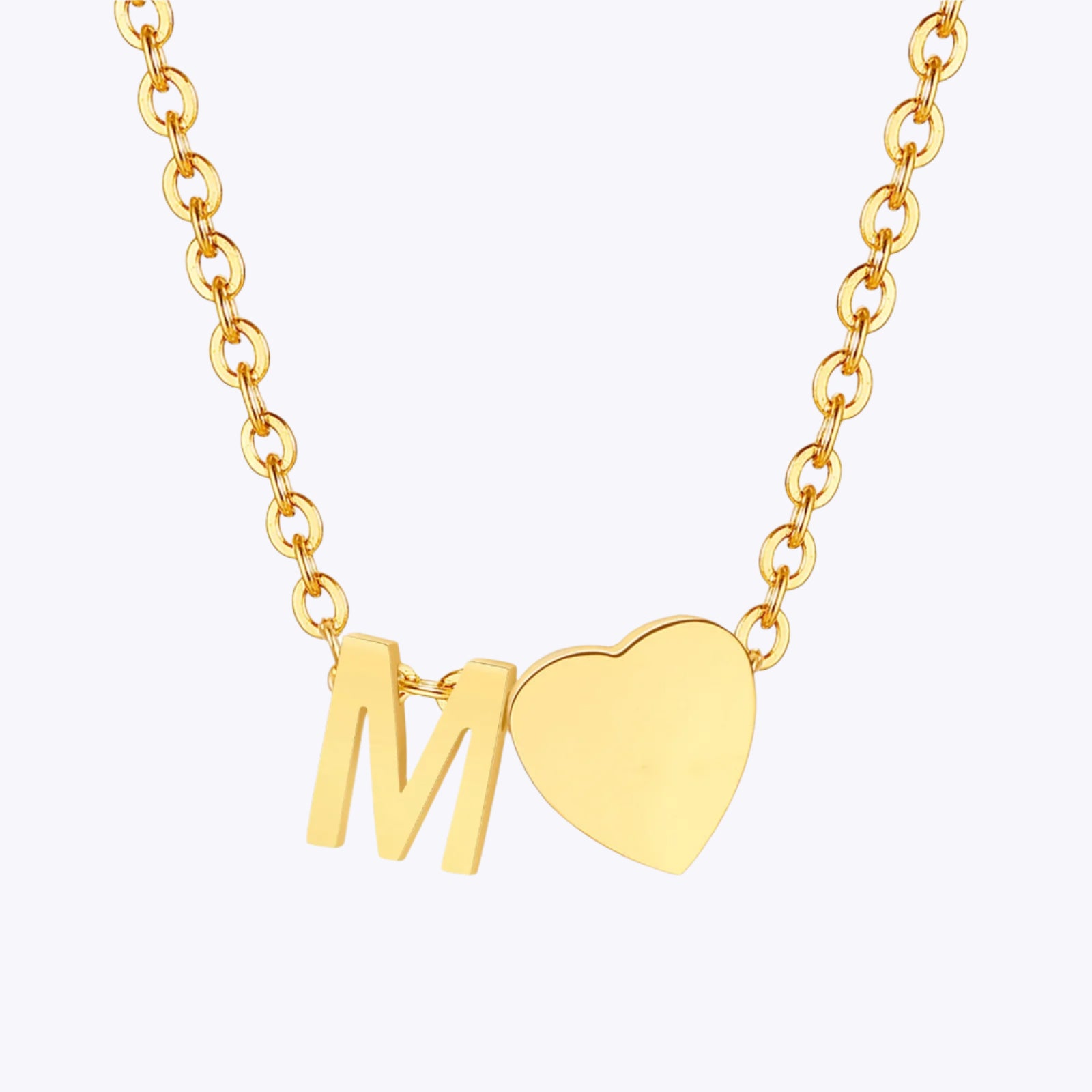 Heart Letter Necklace