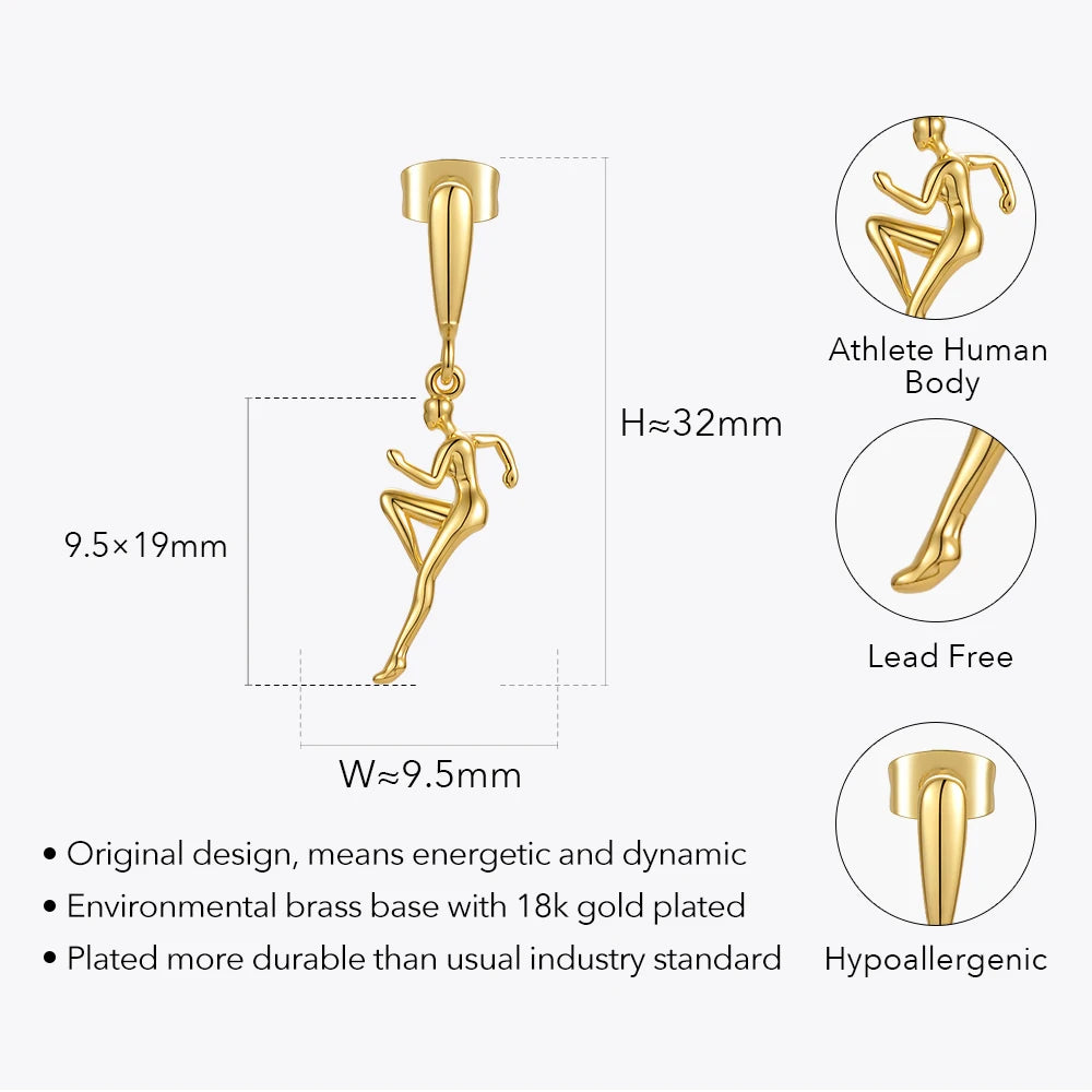Human Dancer Earrings
