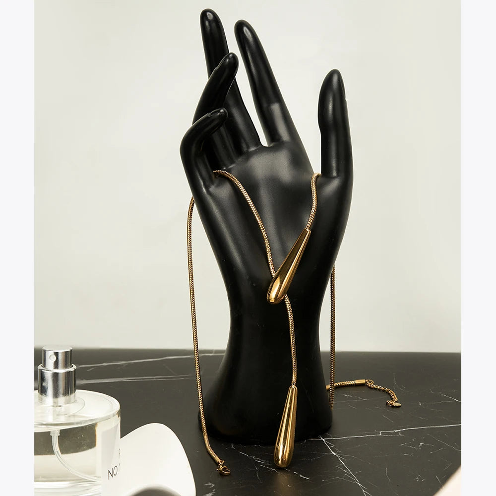 Tear Drop Choker Necklace