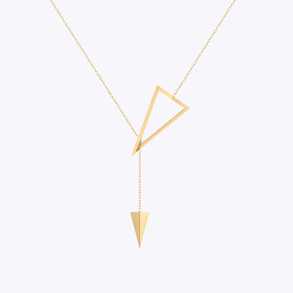 Triangle Geometric Necklace