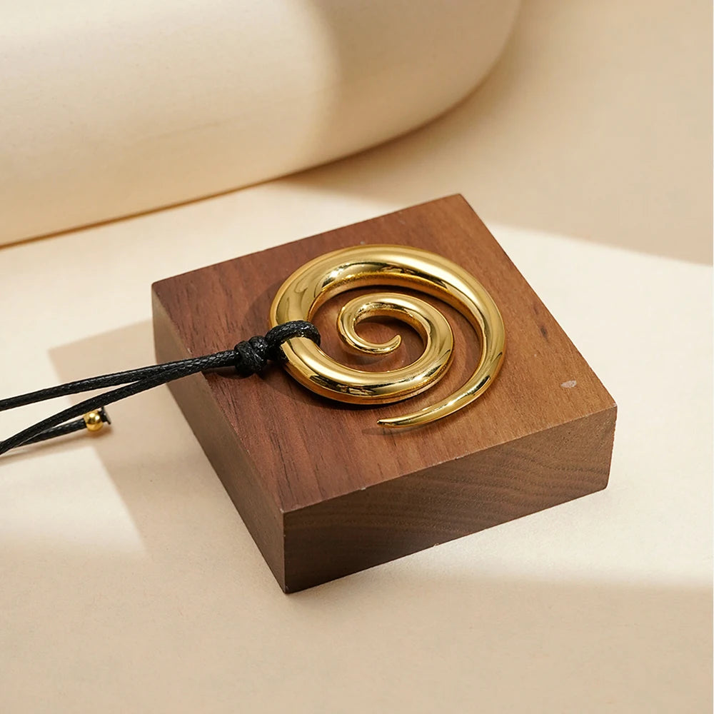 Spiral Coil Pendant