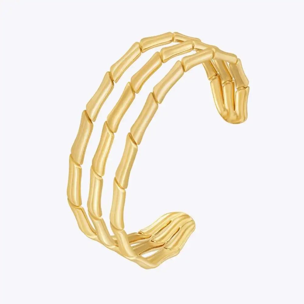 Bamboo Open Bangle