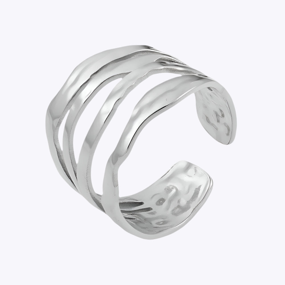Wave Stack Ring