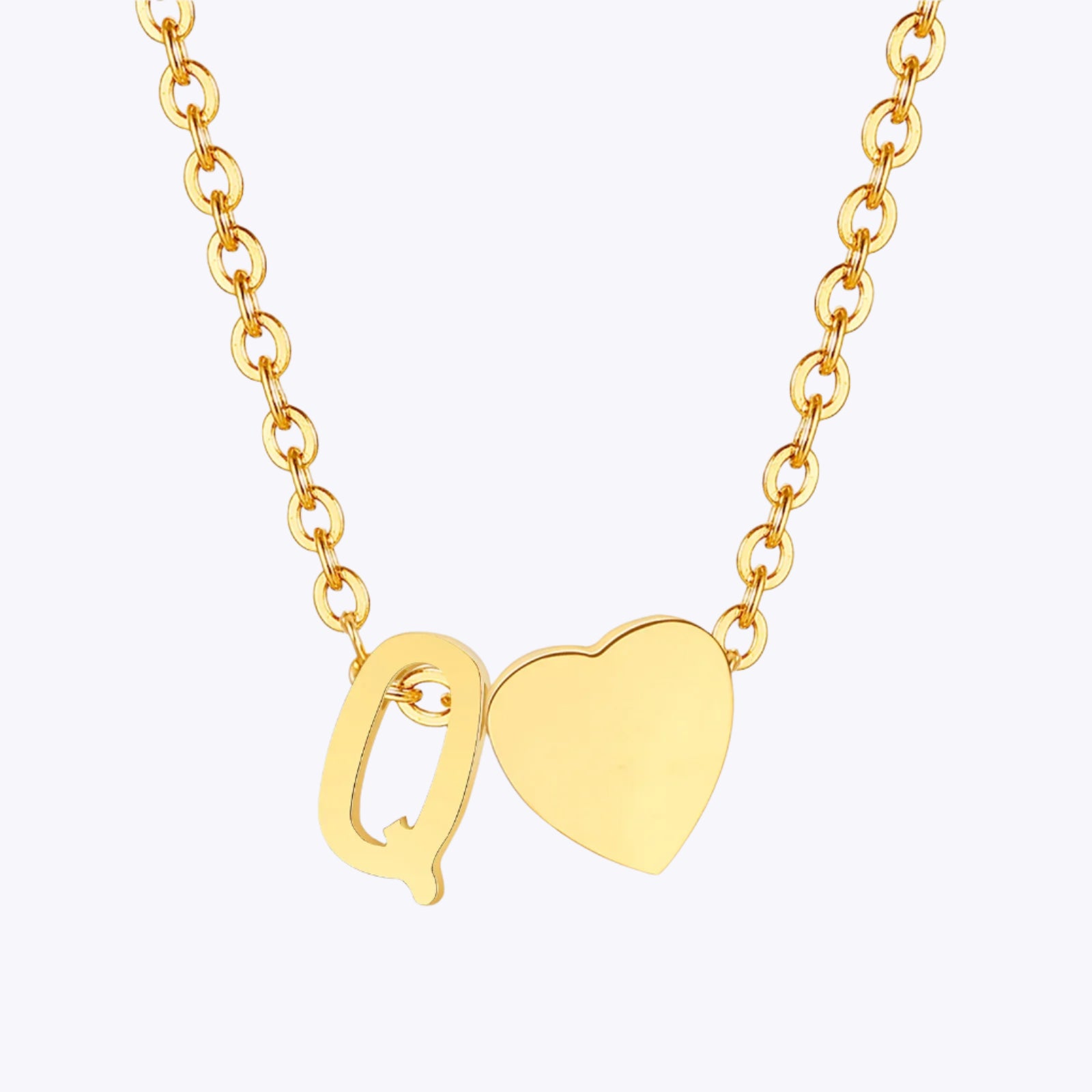Heart Letter Necklace