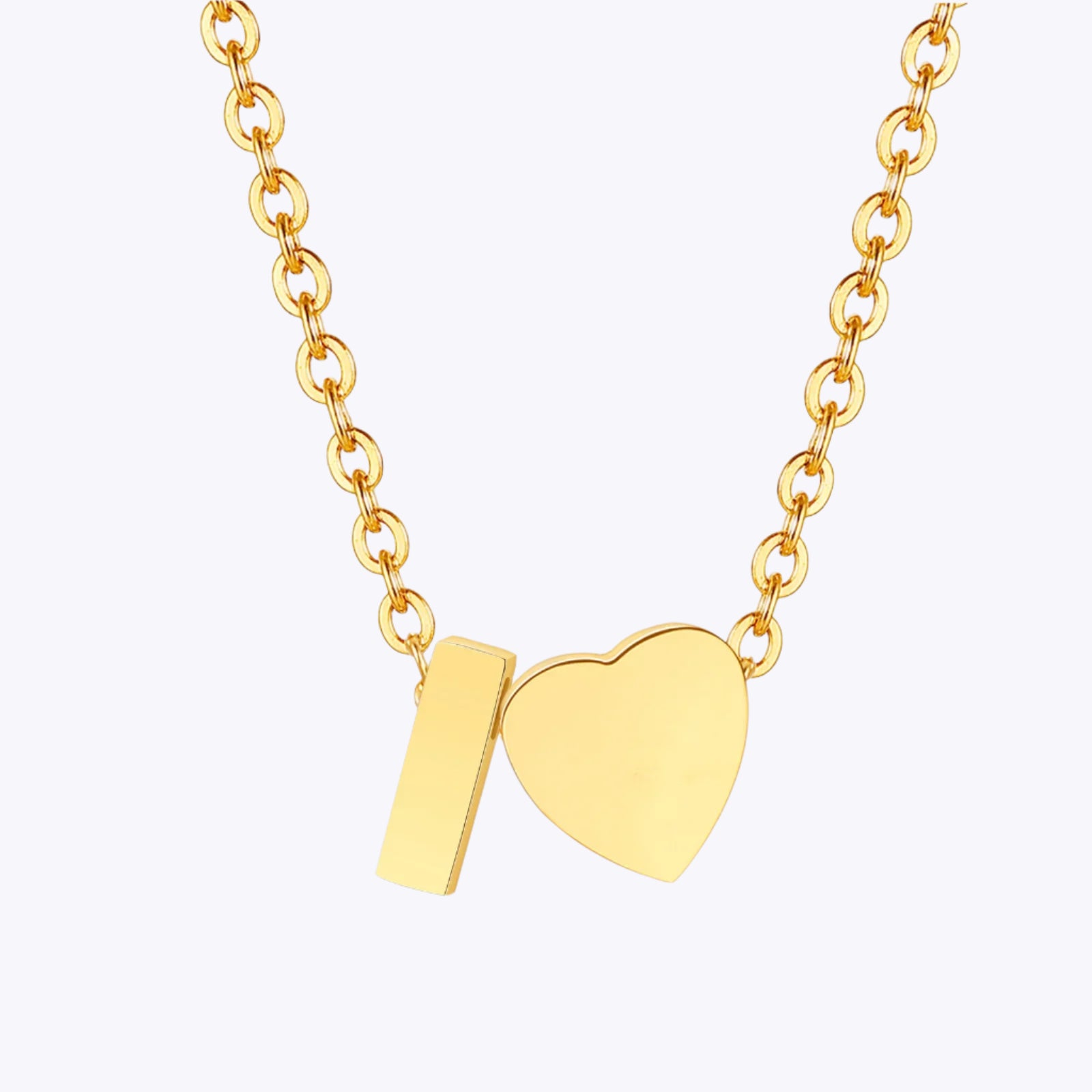 Heart Letter Necklace