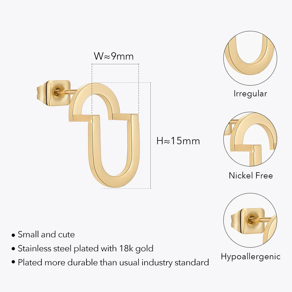 Daint Step Geometric Earring