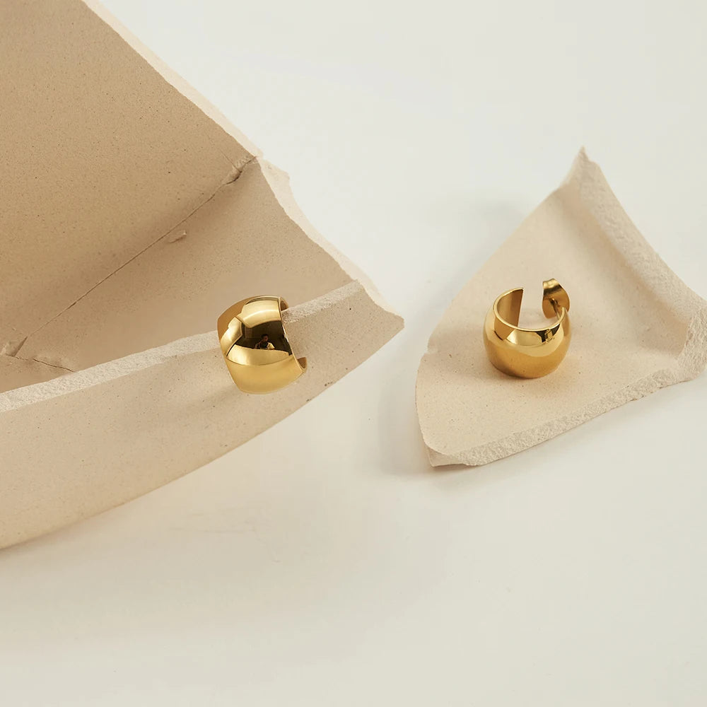 Chunky Hoop Earrings