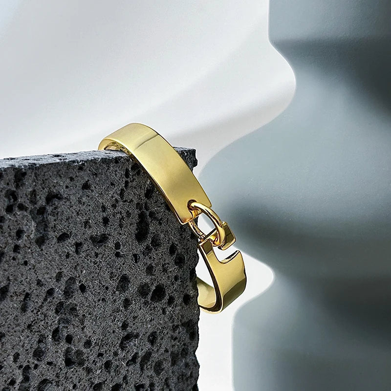 Punk Hook Lock Bangle