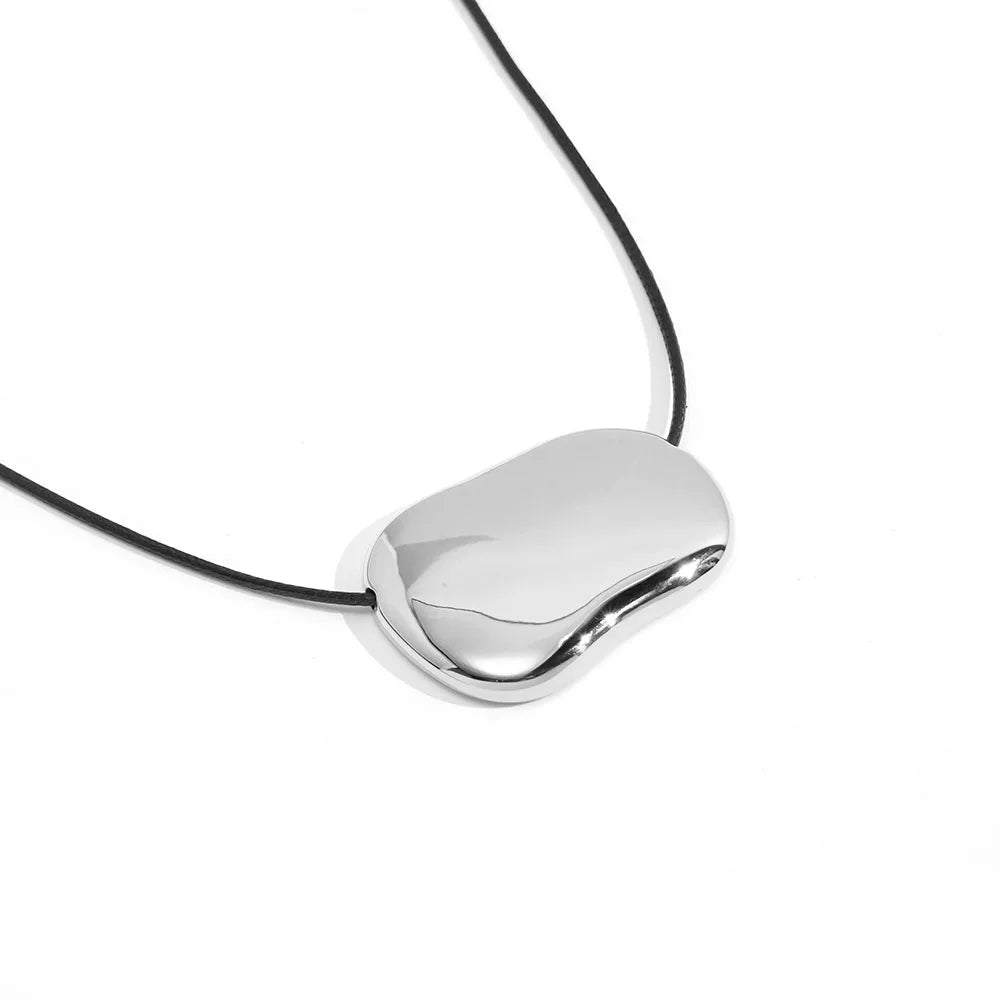Irregular Shaped Pendant Necklace