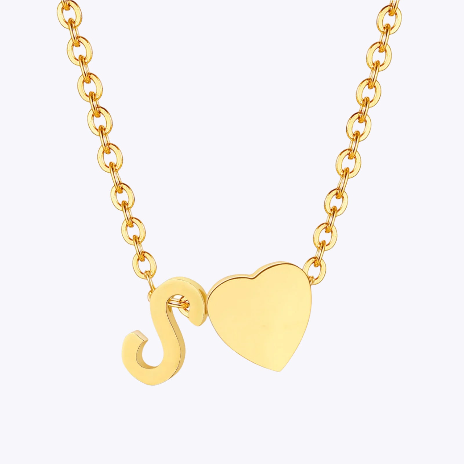 Heart Letter Necklace