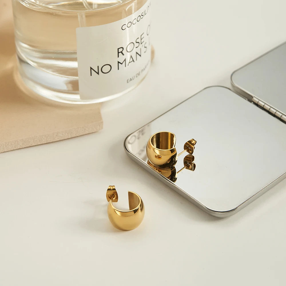 Chunky Hoop Earrings