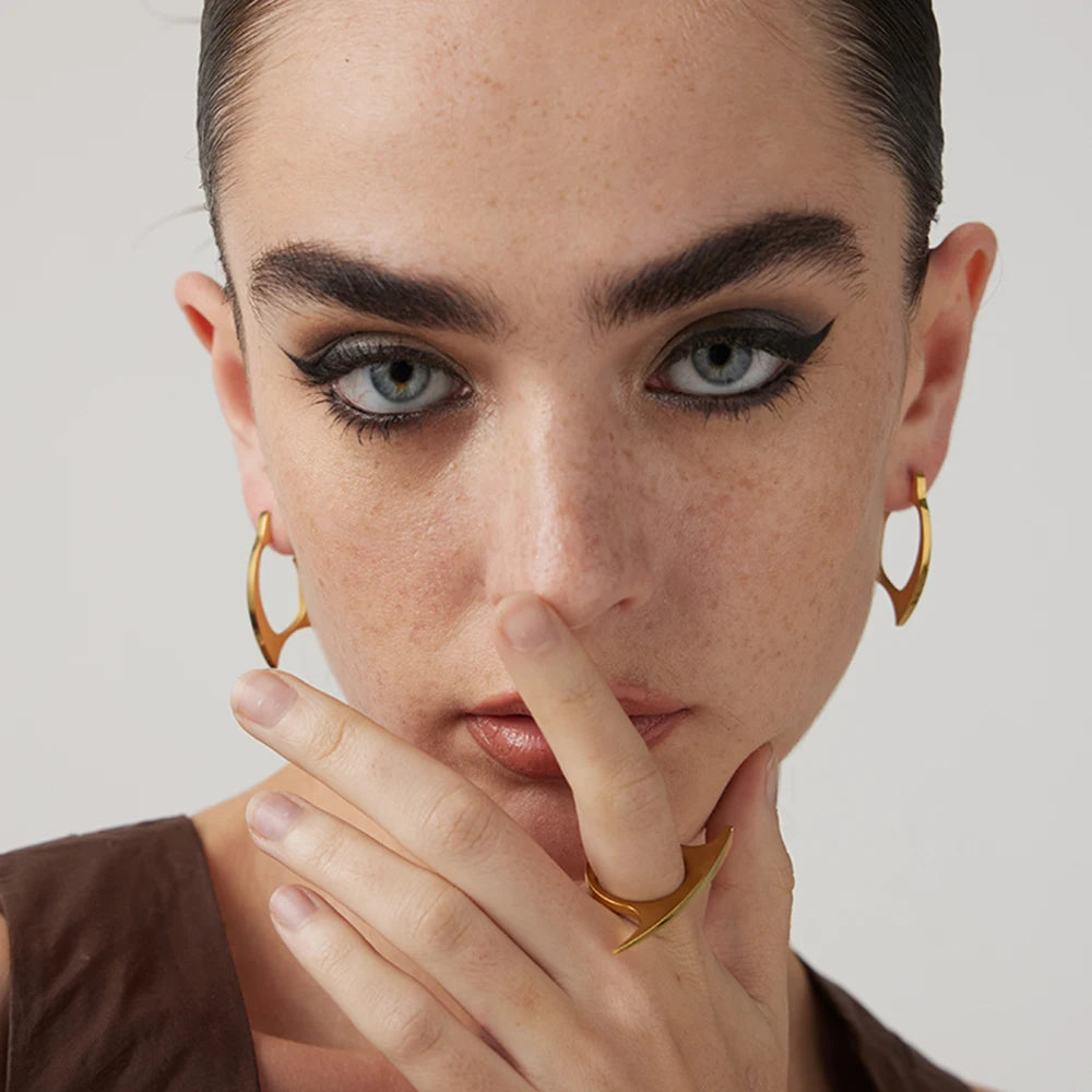 Double Side Punk Blade Ring