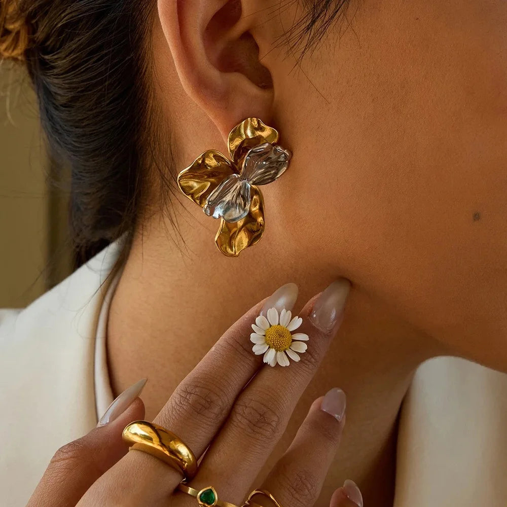 Floral Stud Earrings