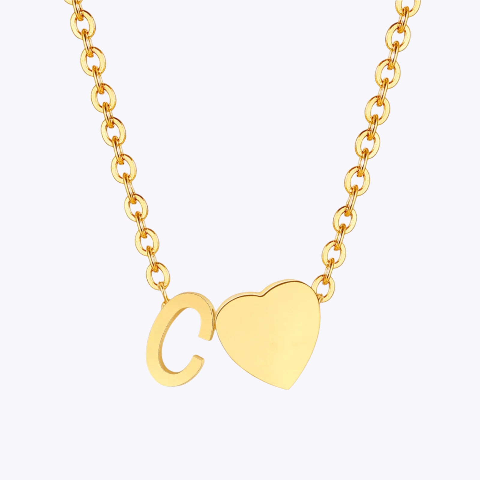 Heart Letter Necklace