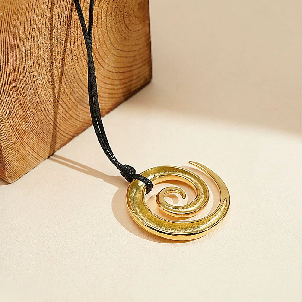 Spiral Coil Pendant