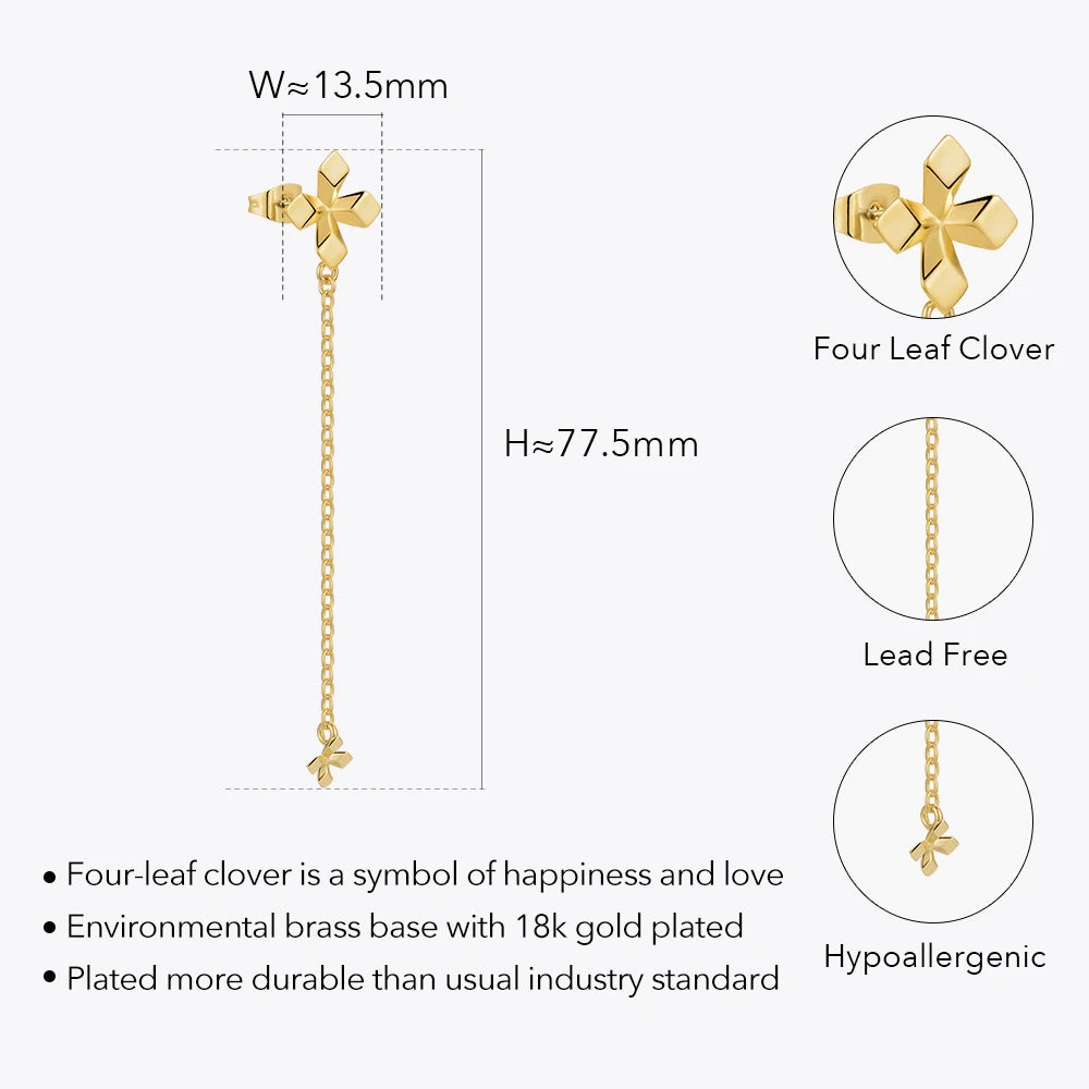 Star Clover Earrings