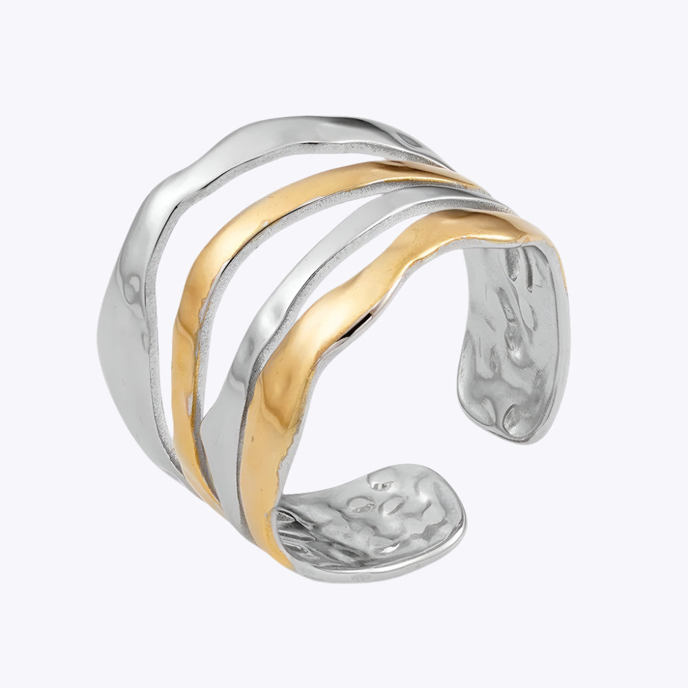 Wave Stack Ring