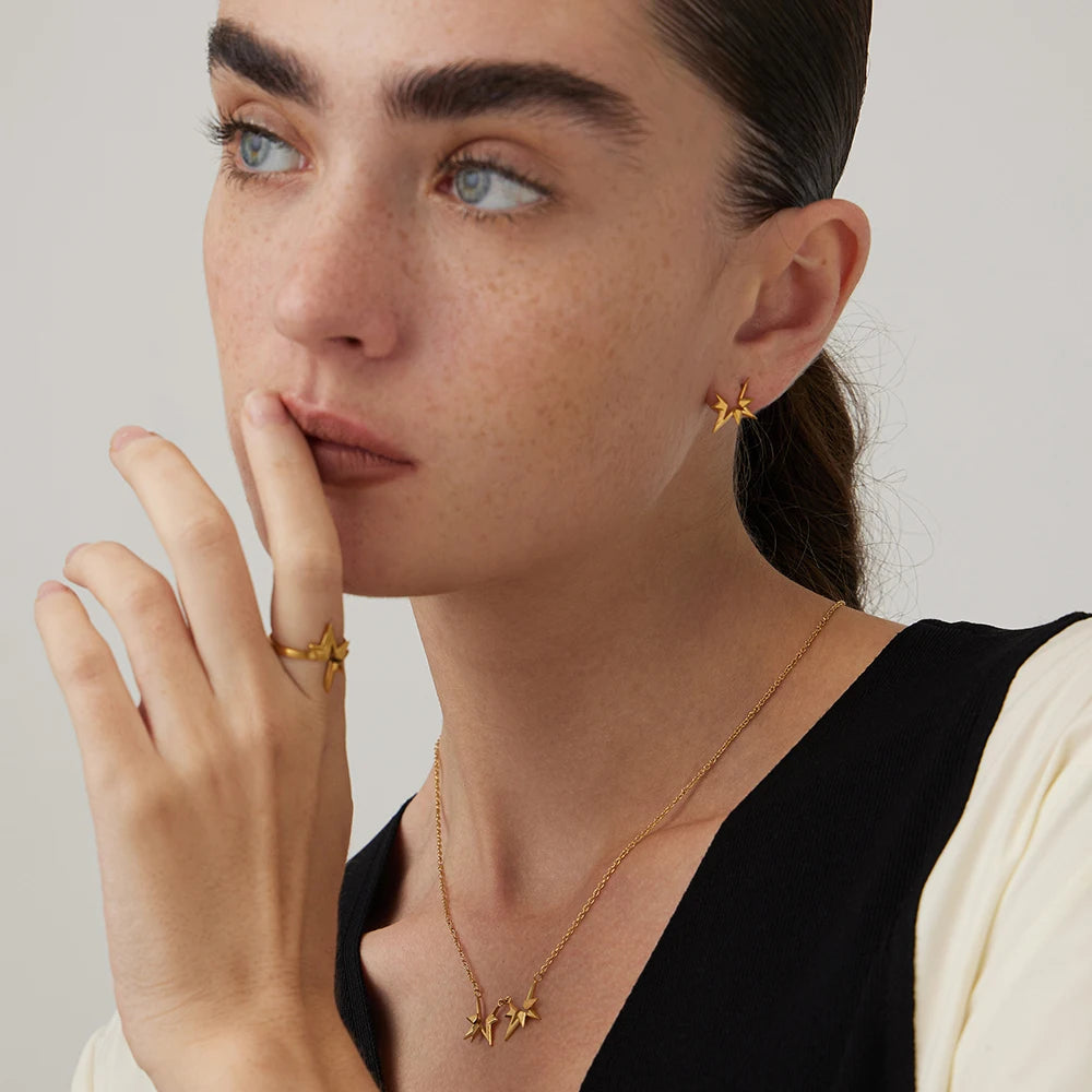 Collad Stars Earrings