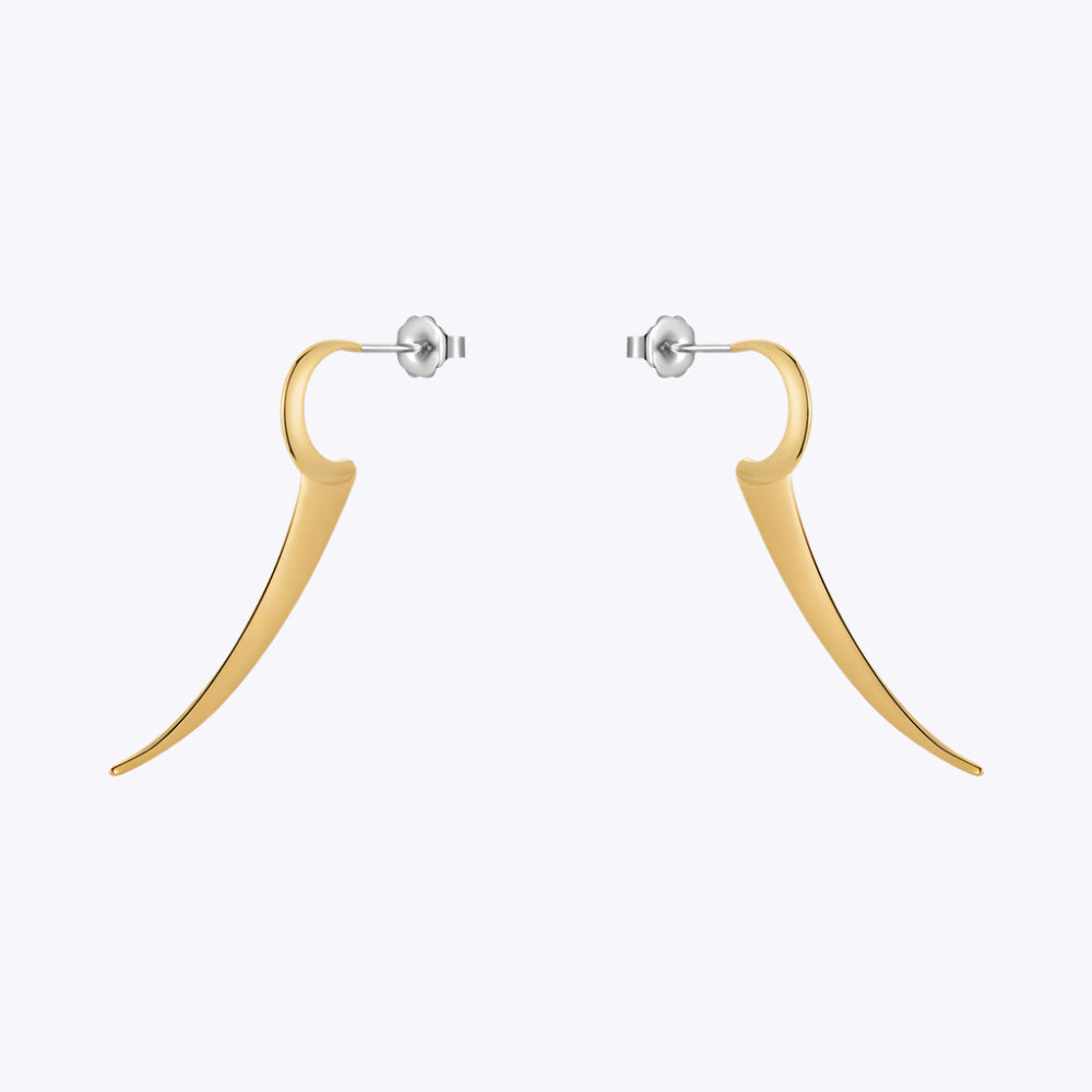 Back Blade Punk Earrings