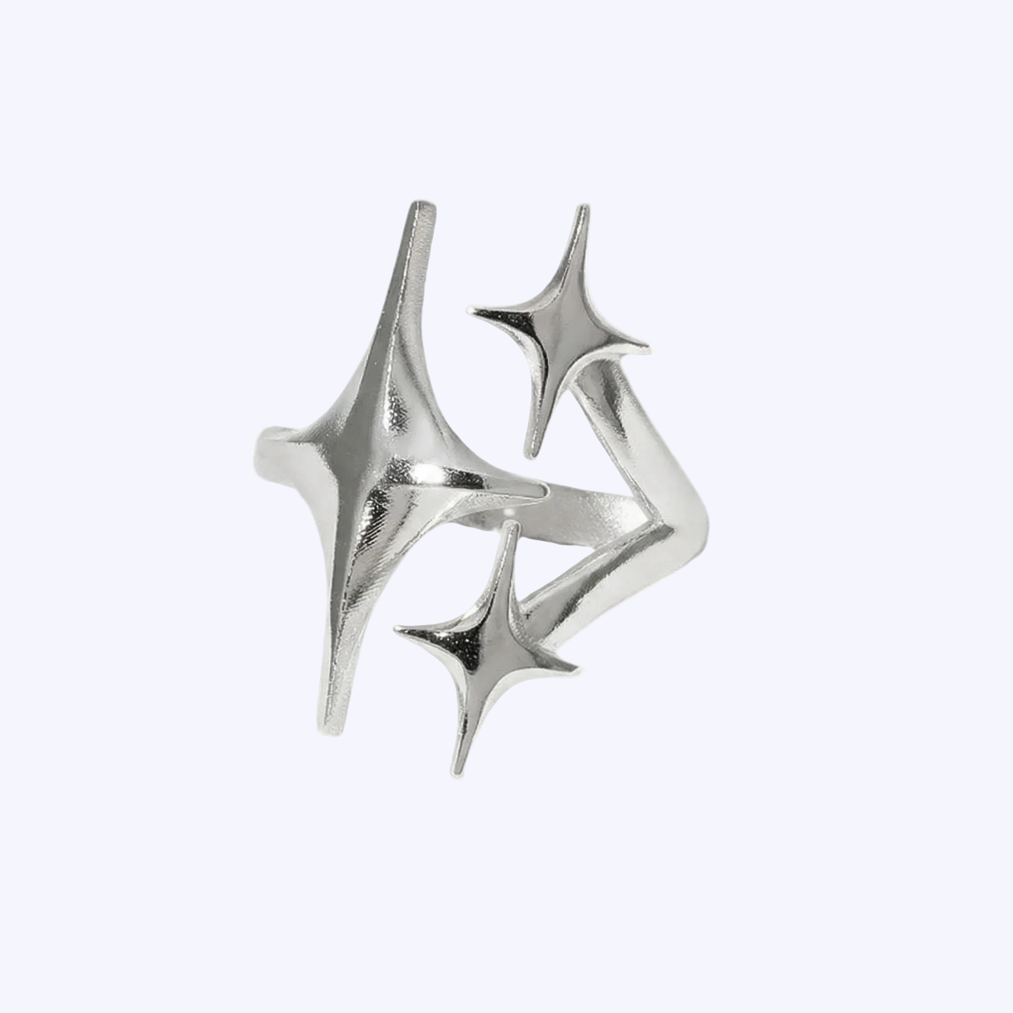 Star Sparkle Stainless Ring