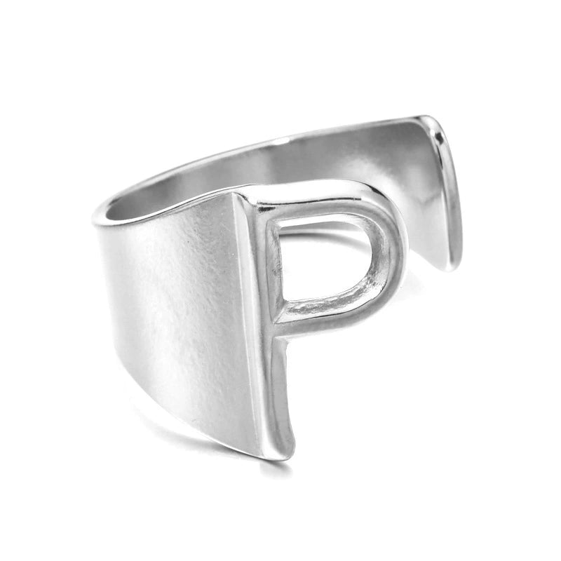 Letter Stack Ring