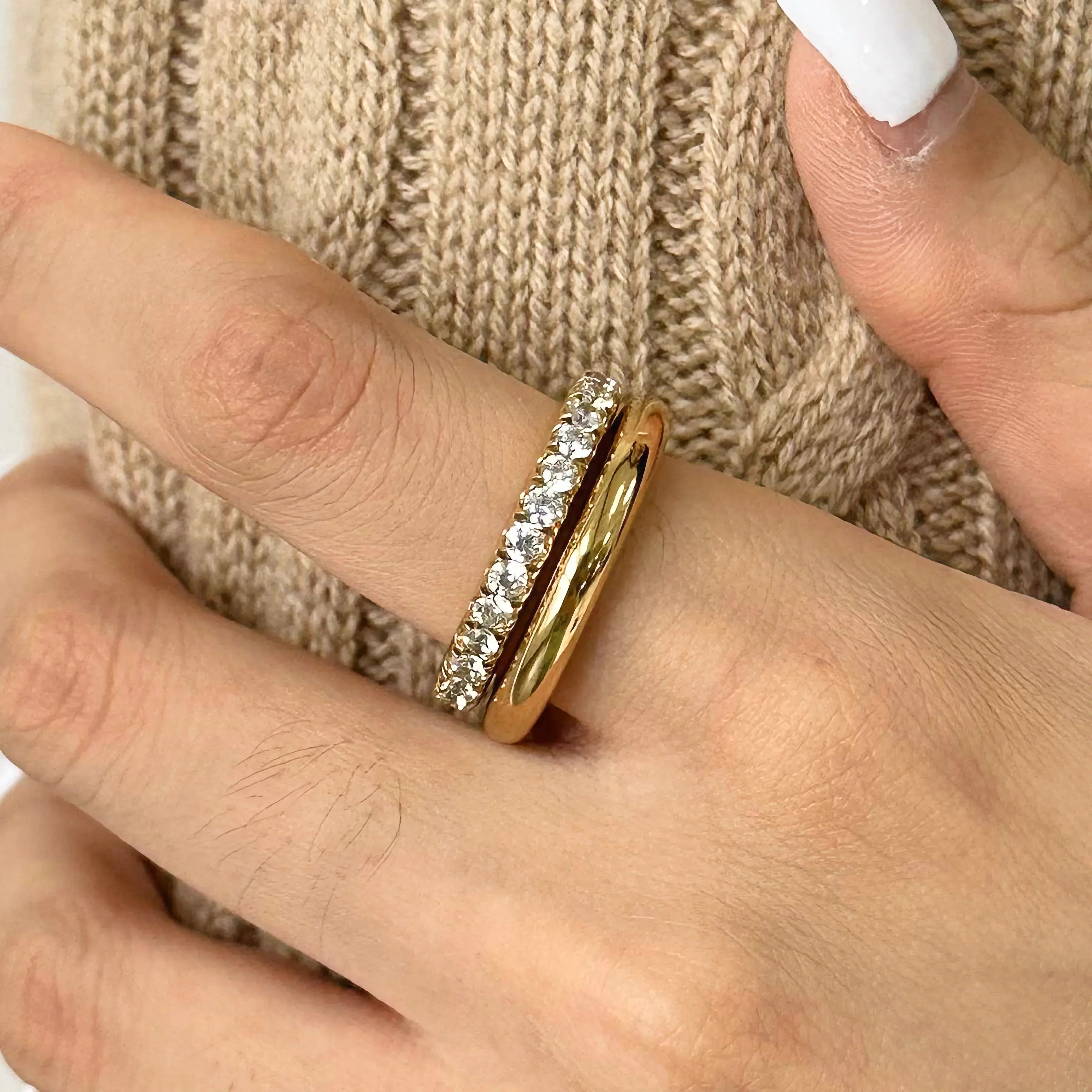 Stack Double Ring