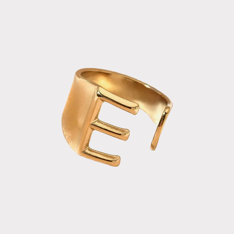 Letter Stack Ring