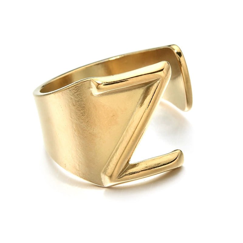 Letter Stack Ring