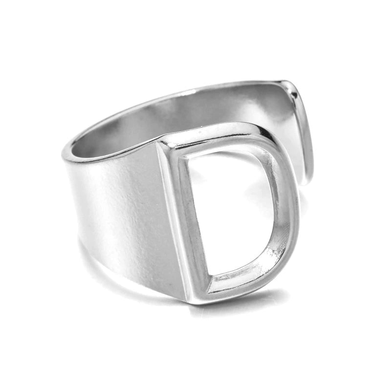 Letter Stack Ring