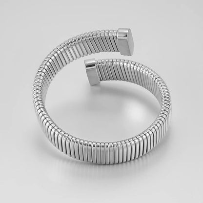 Textured Elastic Cuff Bracelet