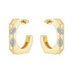Polygonal Stud Earrings