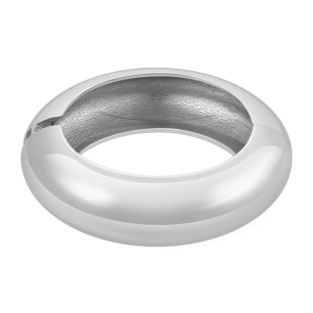 Hollow Curved Bangle Bracelet
