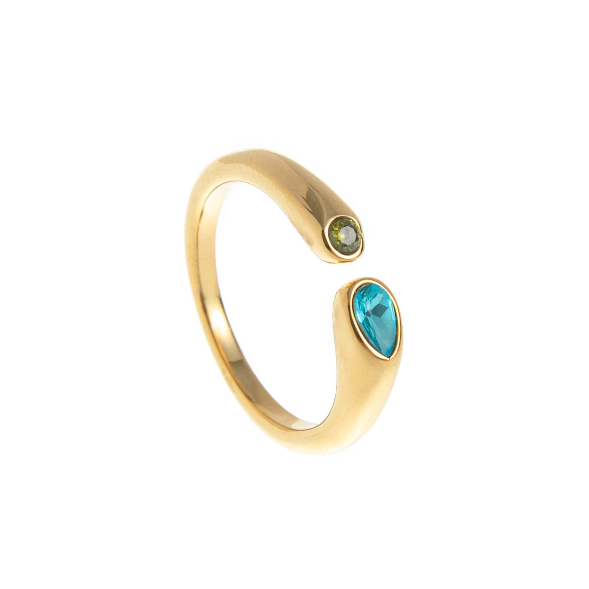 Twin Birthstone Ring