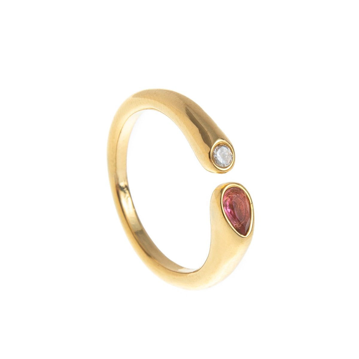 Twin Birthstone Ring