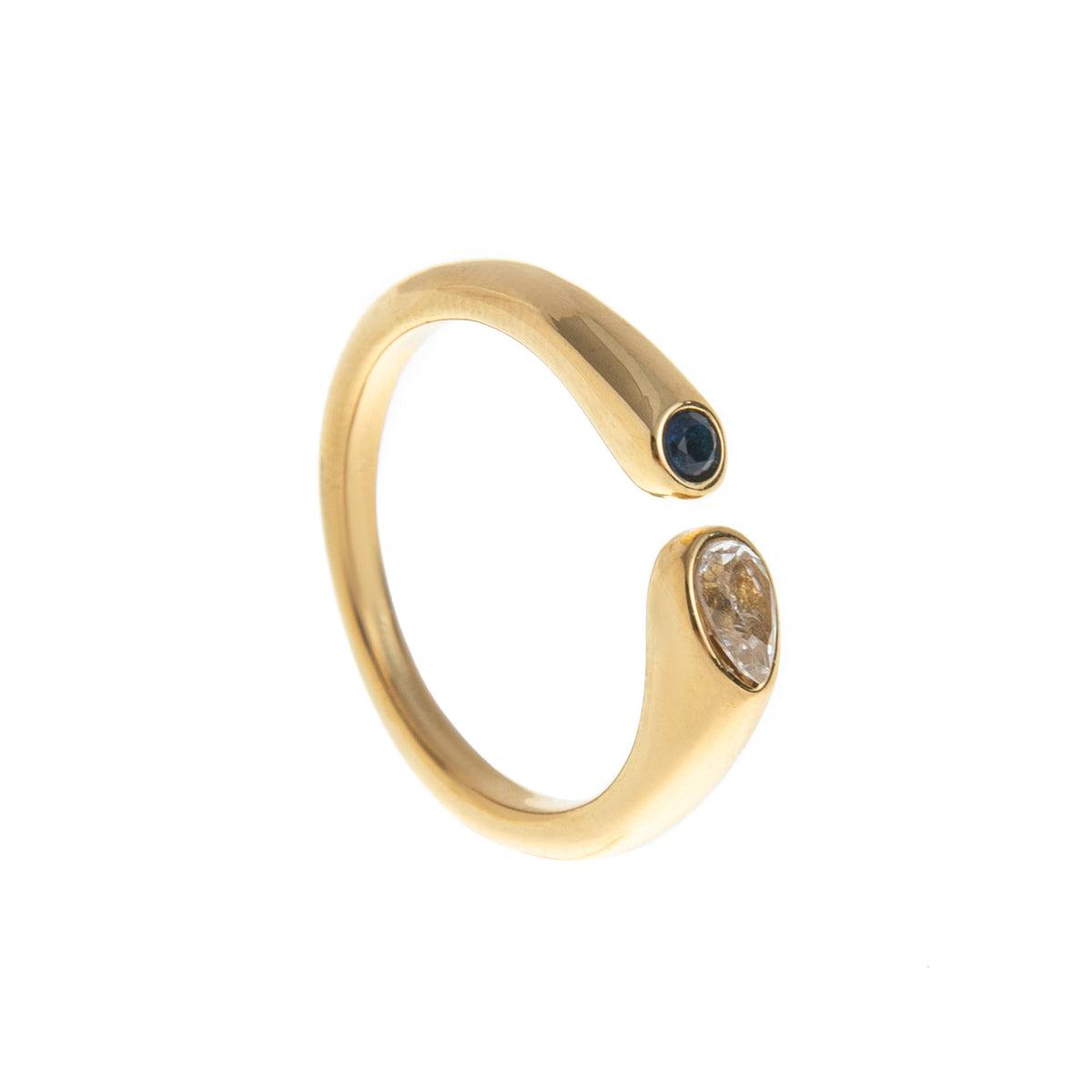 Twin Birthstone Ring