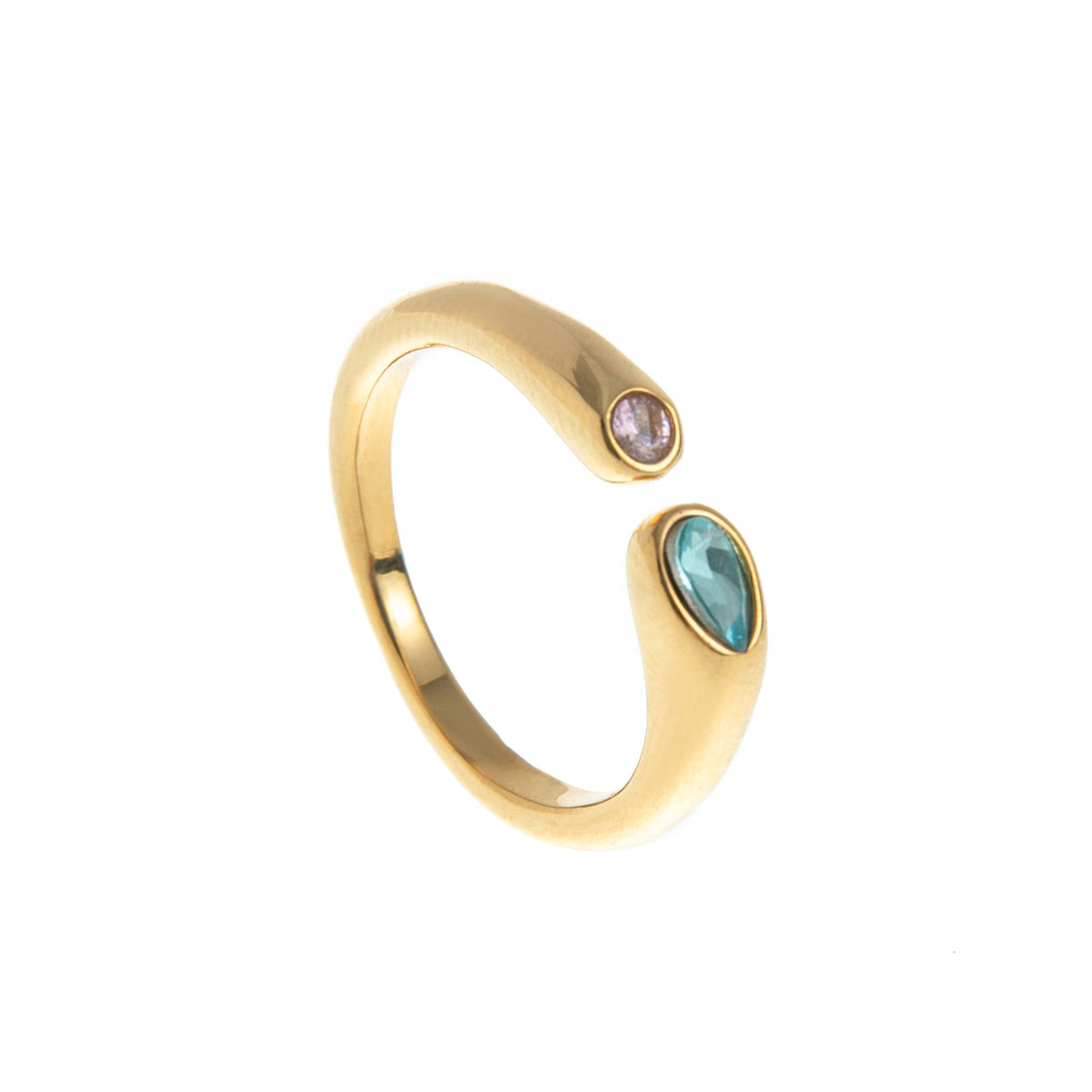 Twin Birthstone Ring
