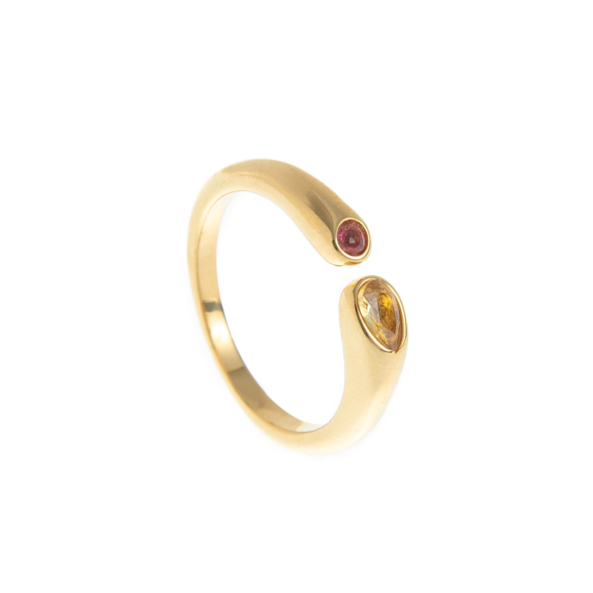 Twin Birthstone Ring