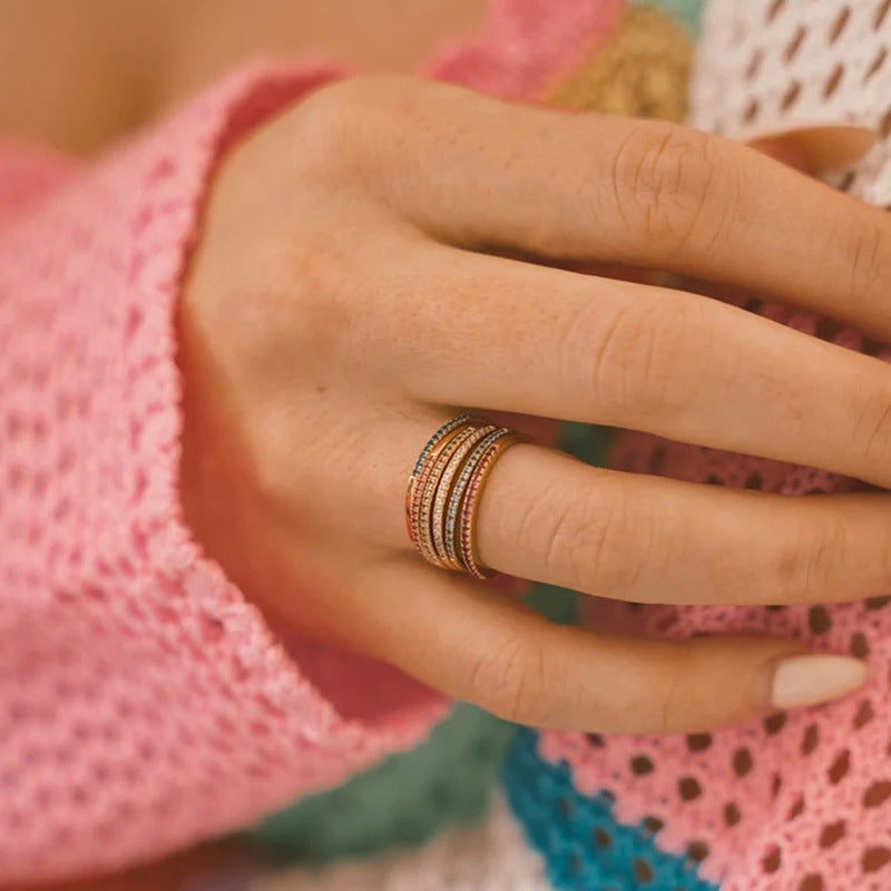 Birthstone Stack Ring
