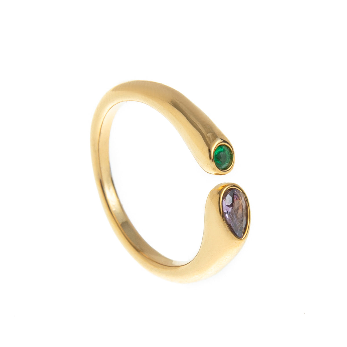 Twin Birthstone Ring