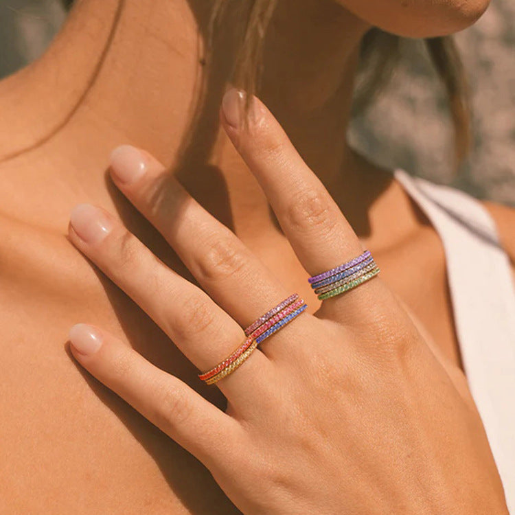 Birthstone Stack Ring