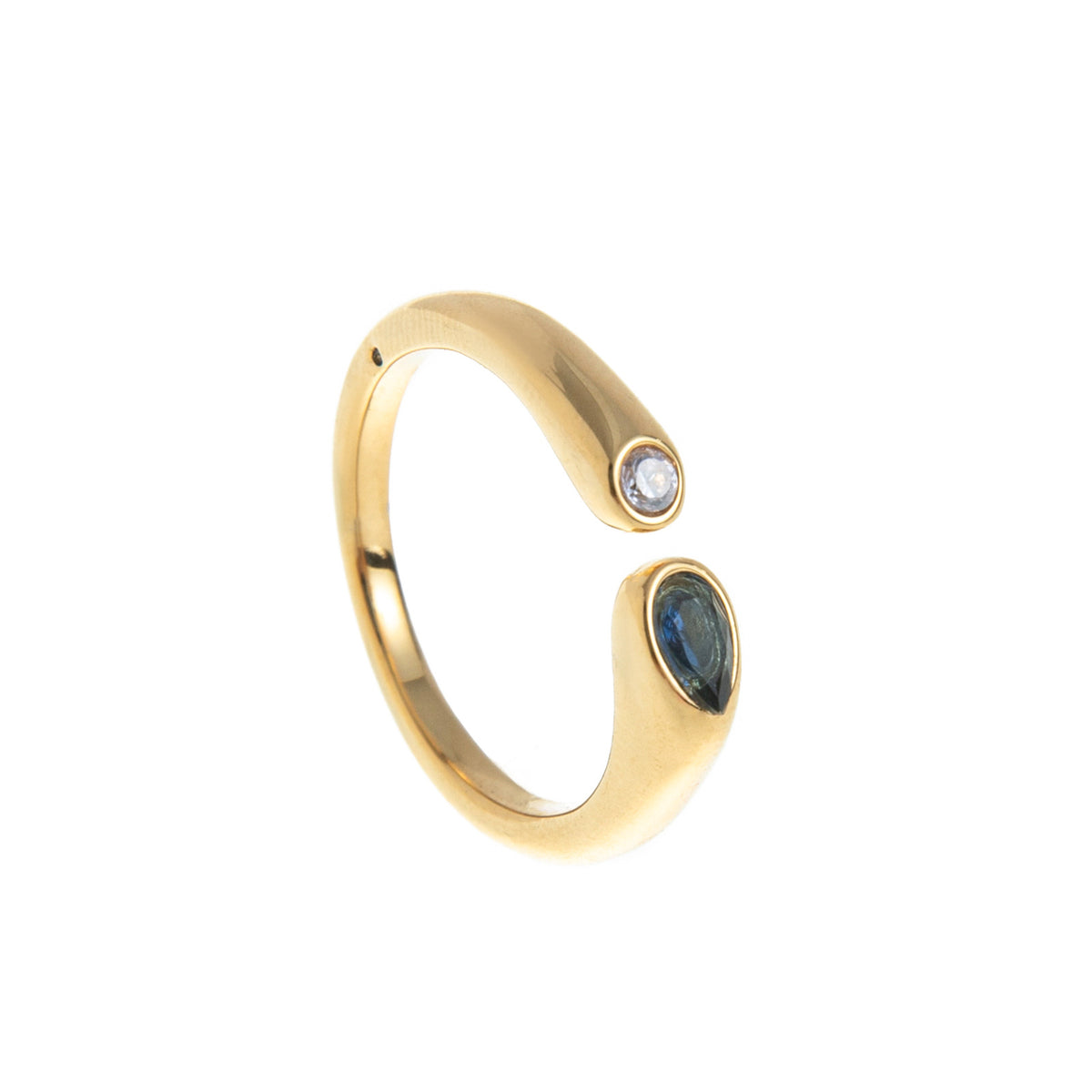 Twin Birthstone Ring