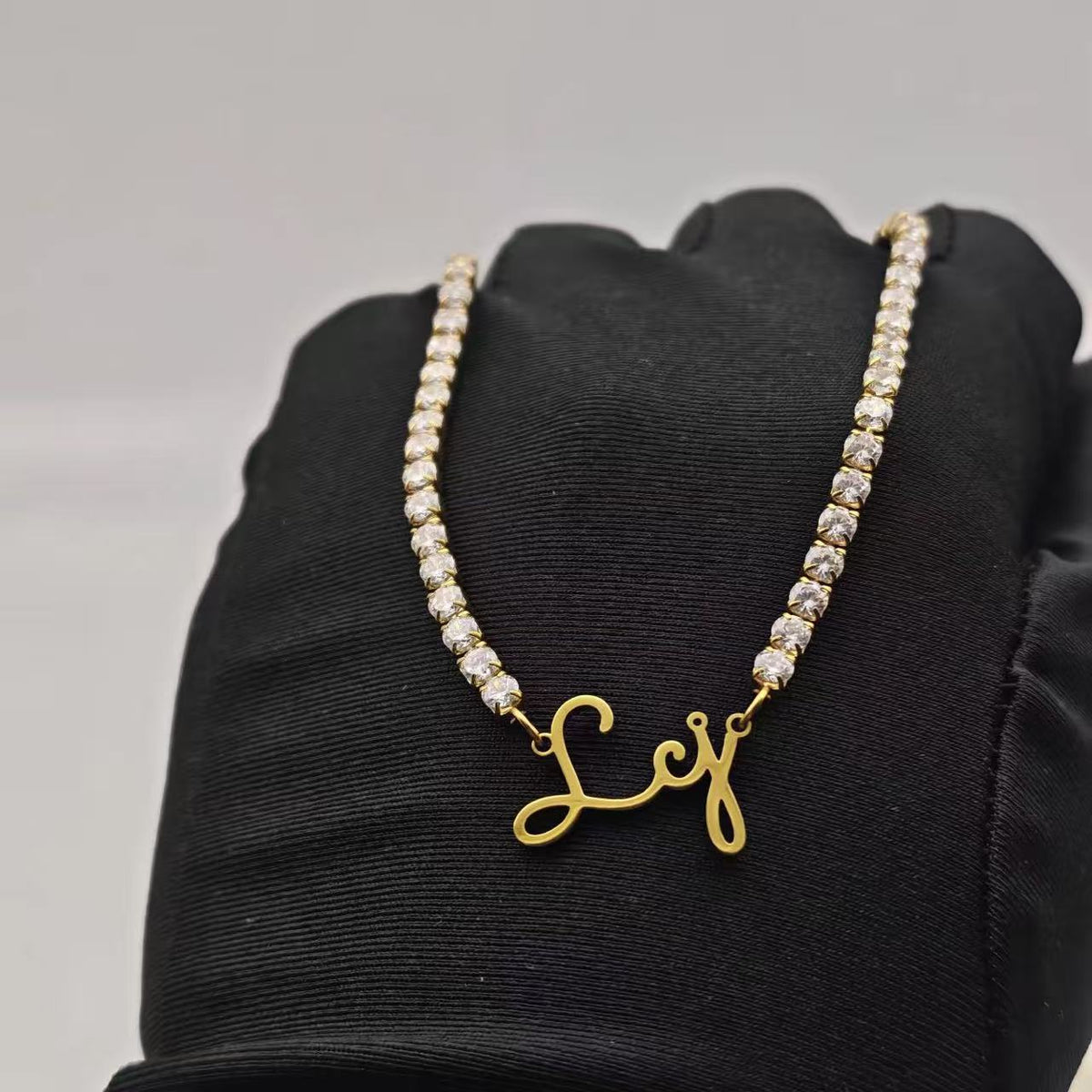 Tennis Name Necklace
