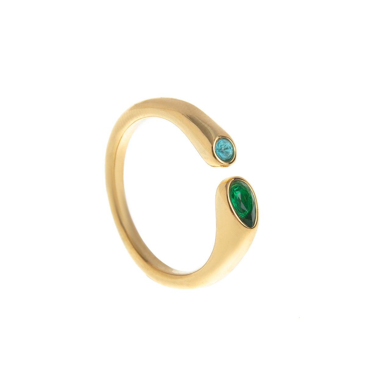 Twin Birthstone Ring