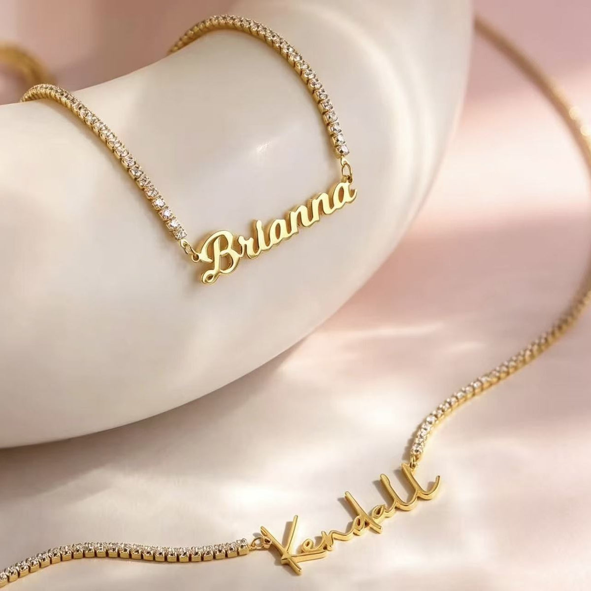 Tennis Name Necklace
