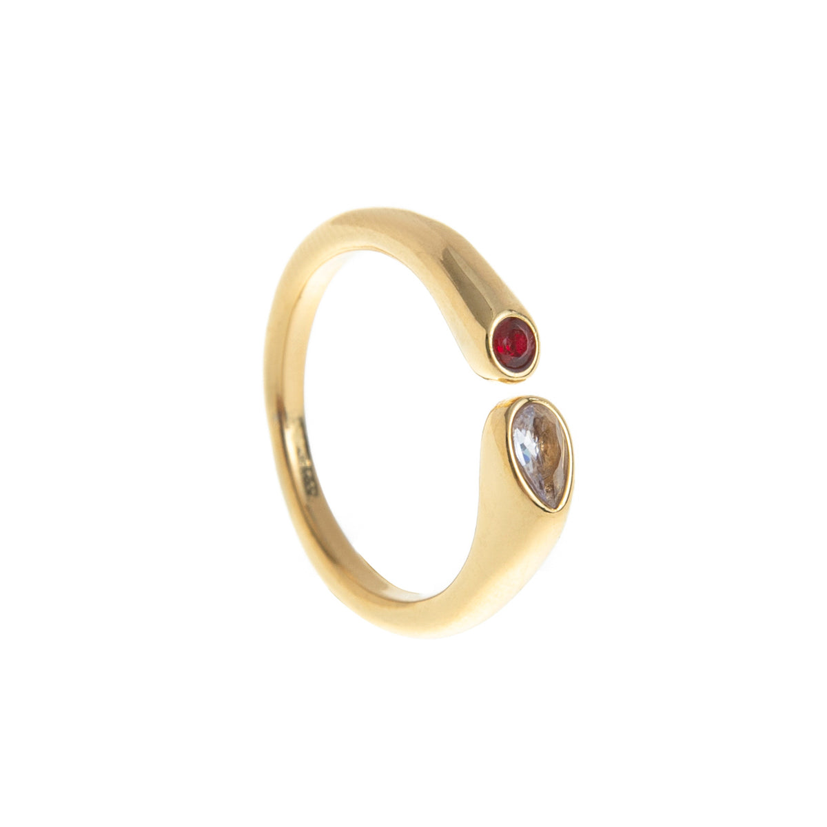 Twin Birthstone Ring