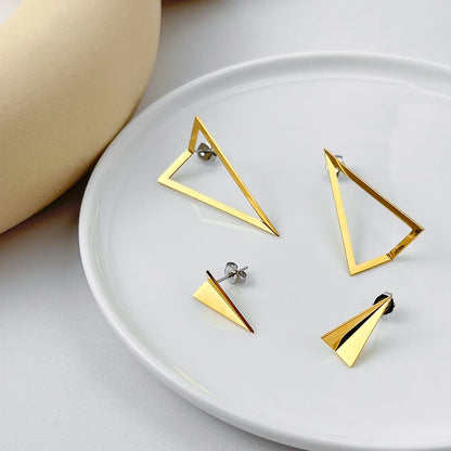 Triangle Geometric Earrings