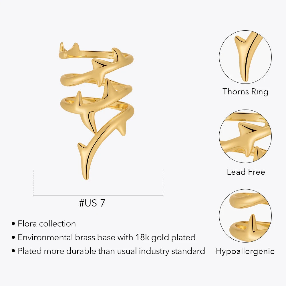 Spiral Thorn Poison Ring