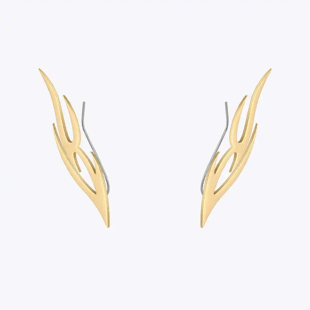 Punk Flame Earrings
