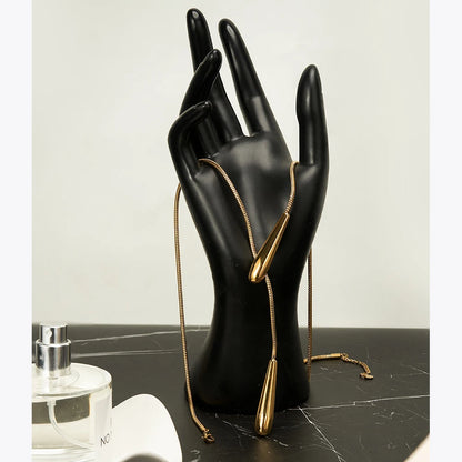 Tear Drop Choker Necklace